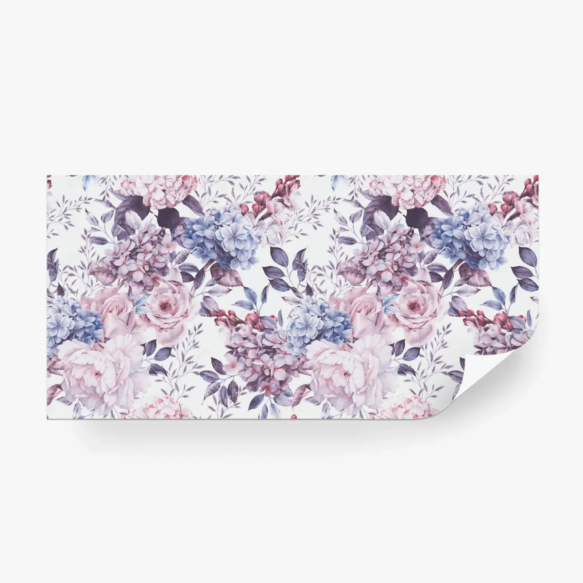 Fototapete pastell aquarell blumenmuster – Pixers®