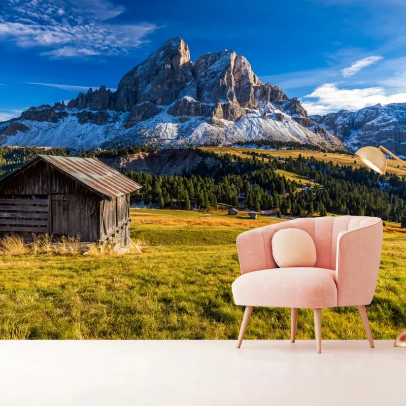 Fototapete Peitlerkofelblick in den Dolomiten