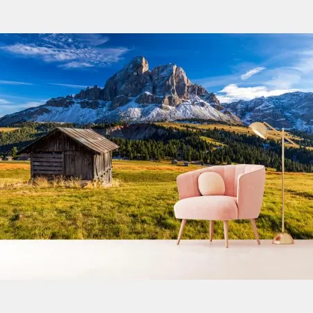 Fototapete Peitlerkofelblick in den Dolomiten – Pixers®