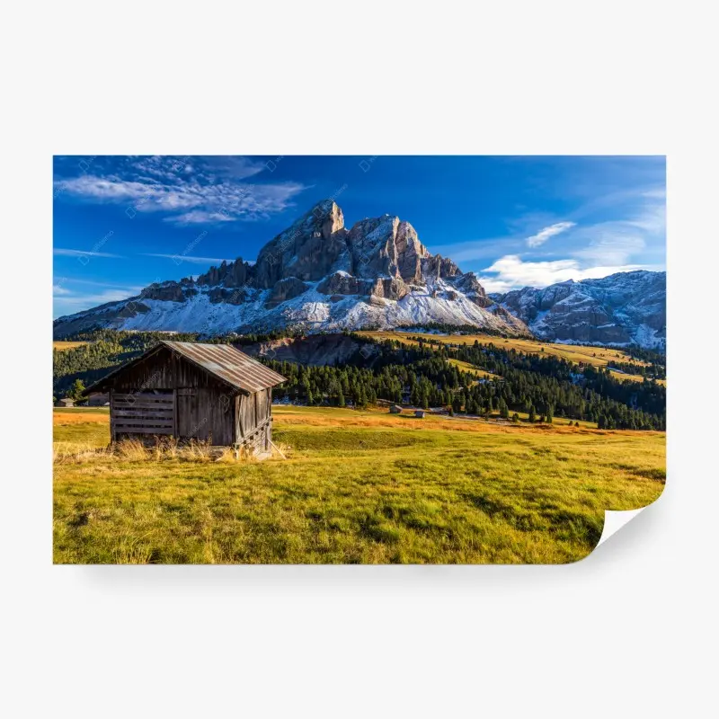 Fototapete Peitlerkofelblick in den Dolomiten
