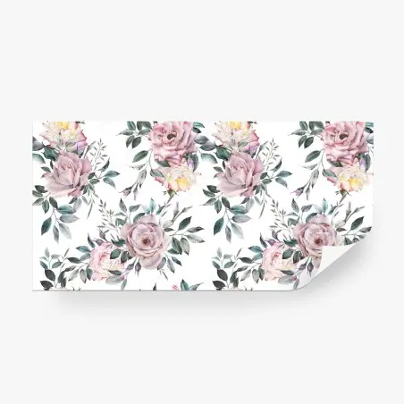 Fototapete aquarell rosen in pastellfarben – Pixers®