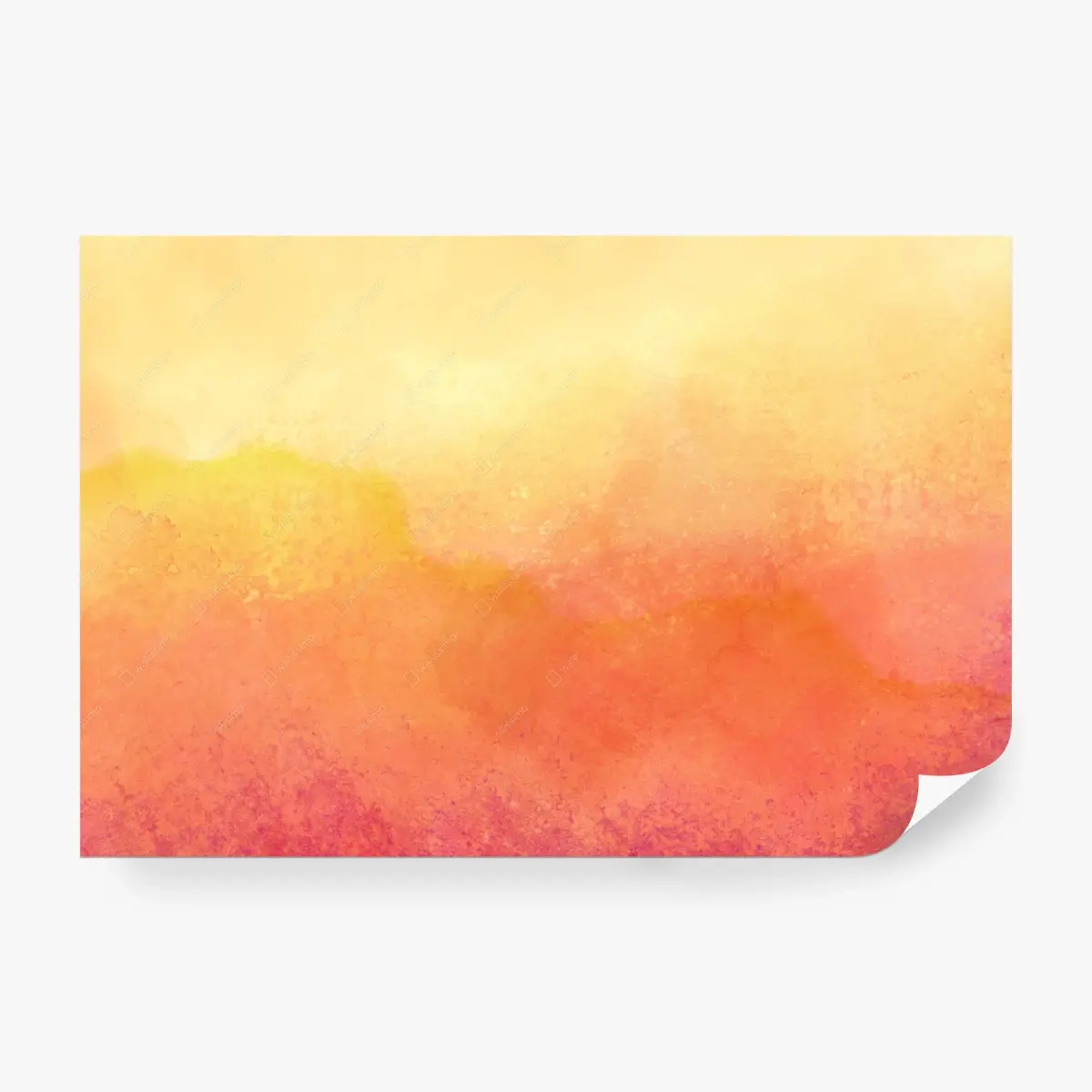 Fototapete warme aquarell-abstraktion – Pixers®