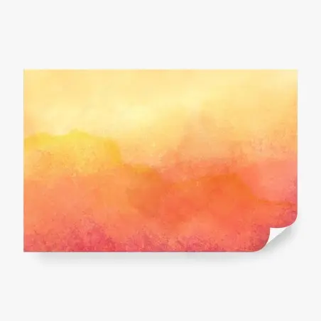 Fototapete warme aquarell-abstraktion – Pixers®