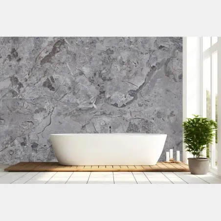 Fototapete graue marmorstruktur für interieur – Pixers®