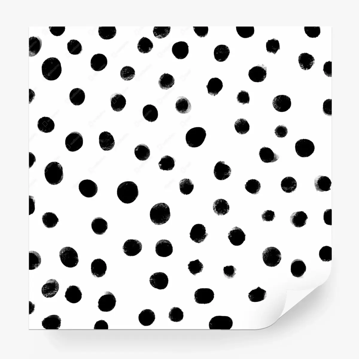 Fototapete monochromes punktmuster – Pixers®