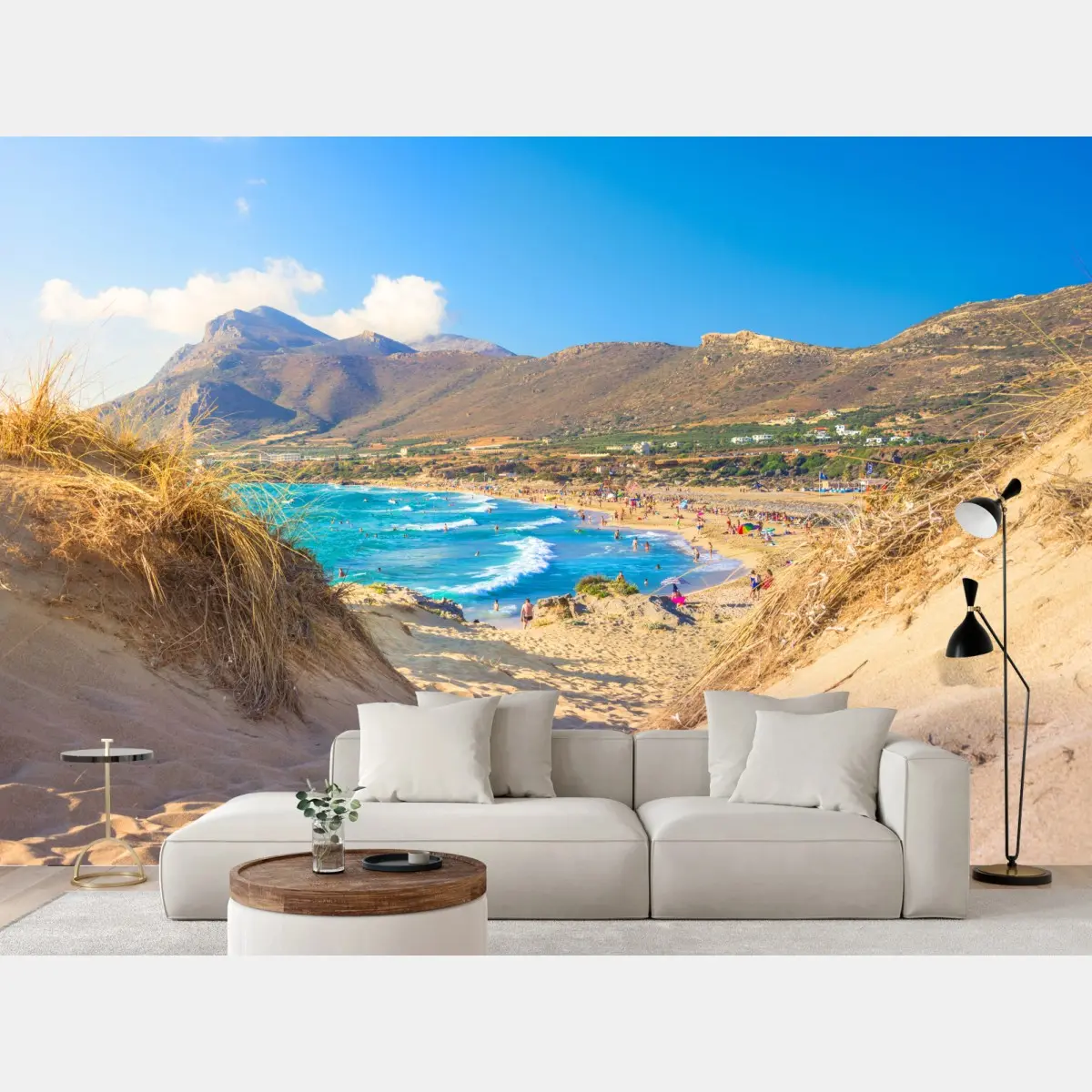 Fototapete türkises meer und sanddünen – Pixers®