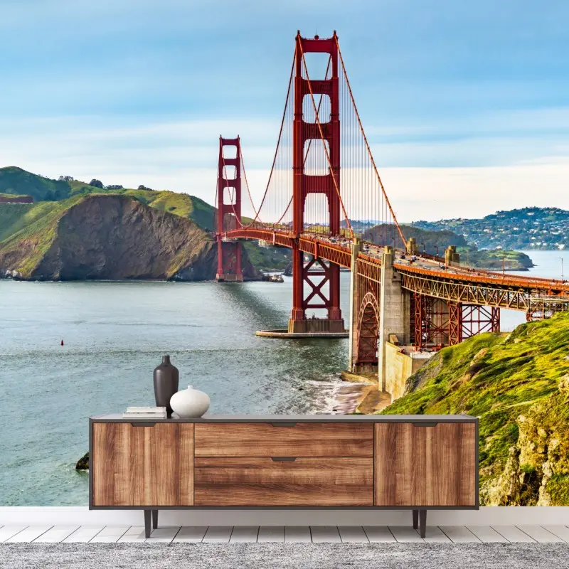 Fototapete panorama der Golden Gate Bridge in San Francisco