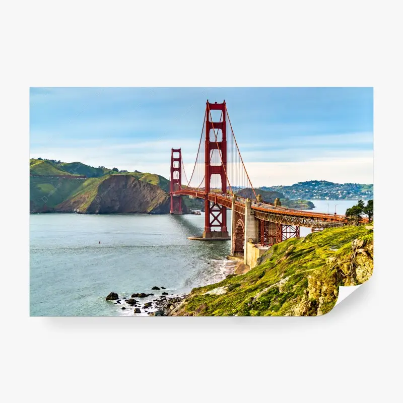 Fototapete panorama der Golden Gate Bridge in San Francisco