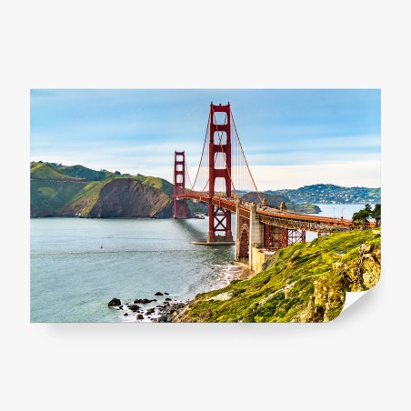 Fototapete panorama der Golden Gate Bridge in San Francisco – Pixers®