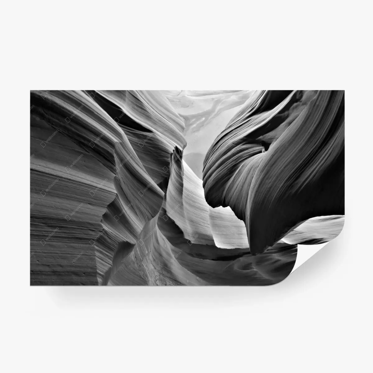 Fototapete monochrome schluchttexturen – Pixers®