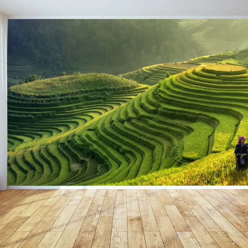 Fototapete Mu Cang Chai reisterrassen