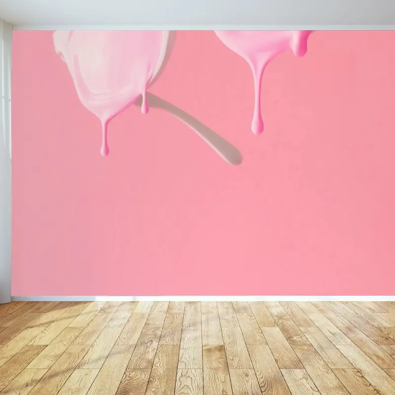 Fototapete schmelzende rosa sonnenbrille