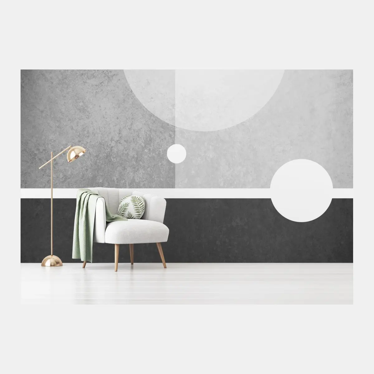 Fototapete minimalistische geometrische komposition – Pixers®