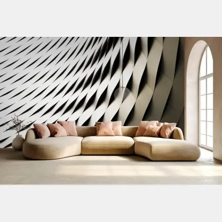 Fototapete modernes geometrisches architekturmuster – Pixers®
