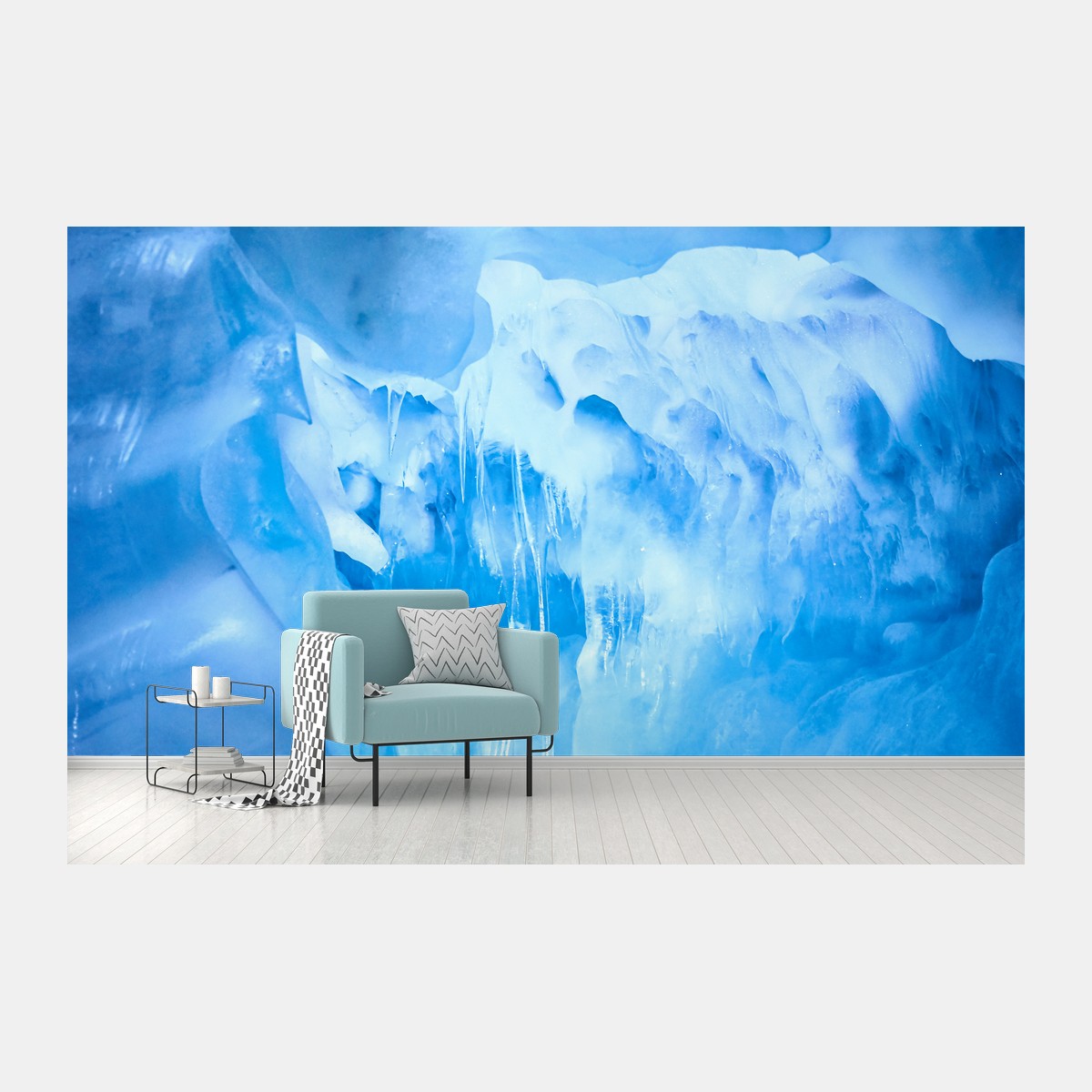 Fototapete ätherische blaue eishöhle – Pixers®