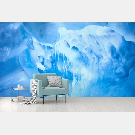 Fototapete ätherische blaue eishöhle – Pixers®