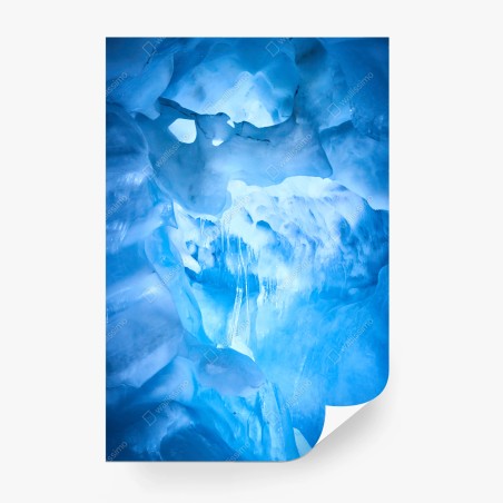 Fototapete ätherische blaue eishöhle – Pixers®