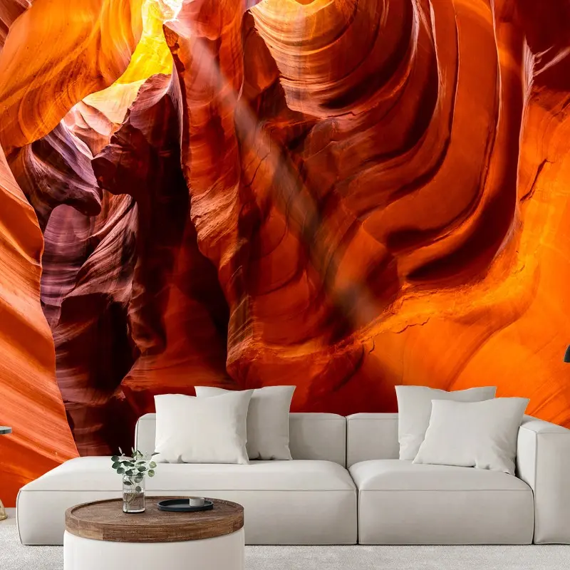 Fototapete Antelope Canyon licht und geschwungene sandsteinformen