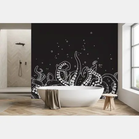 Fototapete oktopus tentakel muster – Pixers®