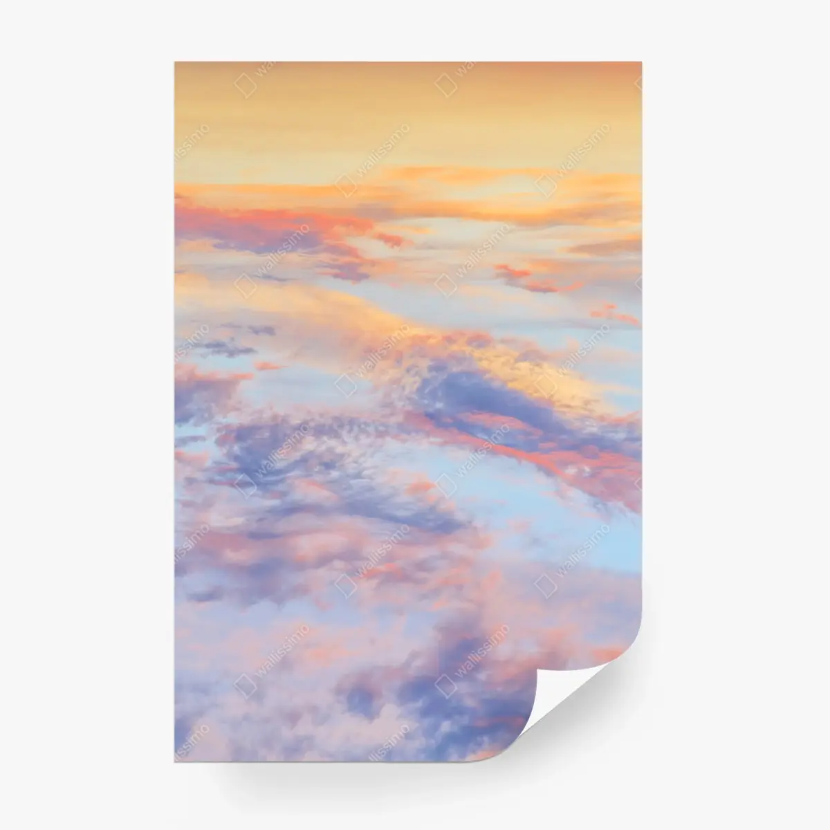 Fototapete sanfter pastellhimmel bei sonnenaufgang – Pixers®