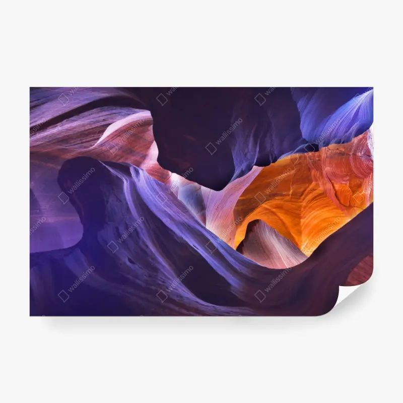 Fototapete Antelope Canyon in orange und violett