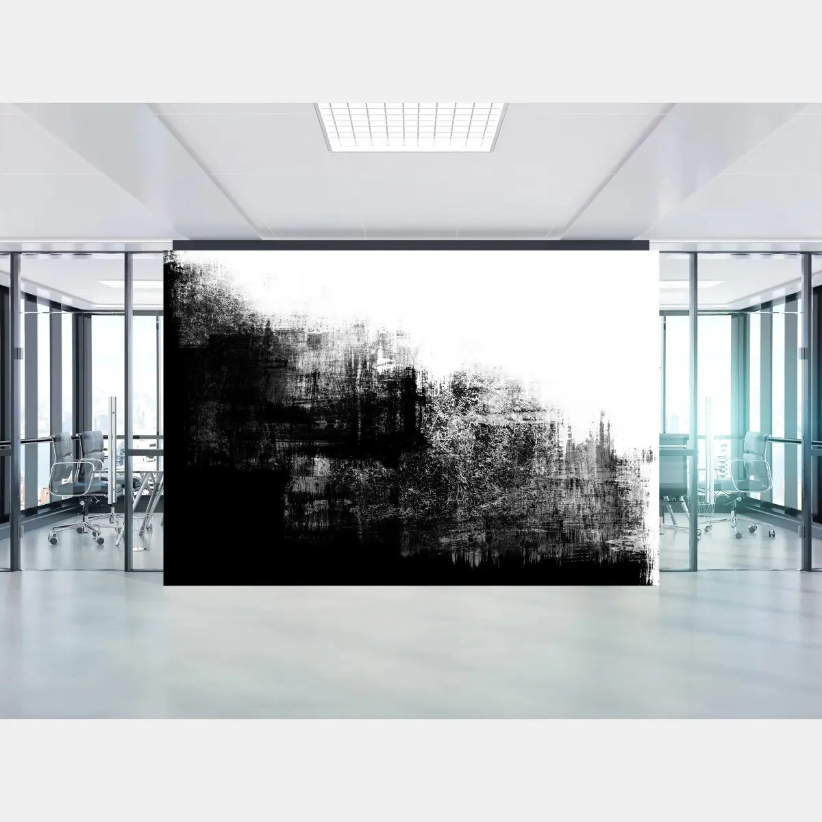 Fototapete monochrome grunge-textur – Pixers®