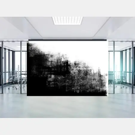 Fototapete monochrome grunge-textur – Pixers®