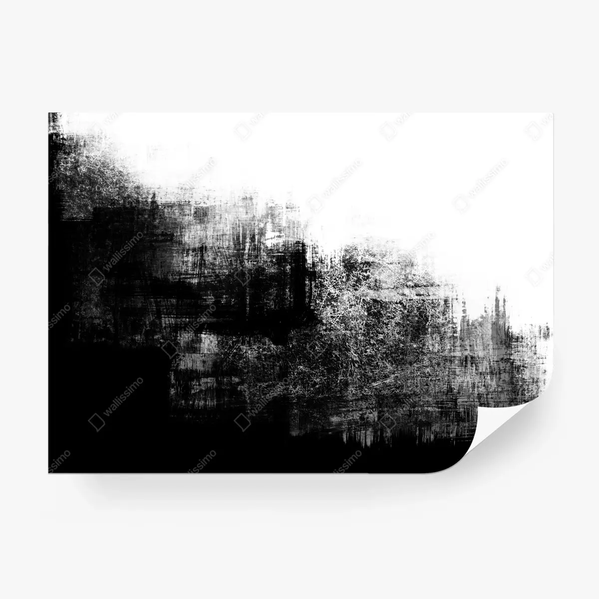 Fototapete monochrome grunge-textur – Pixers®