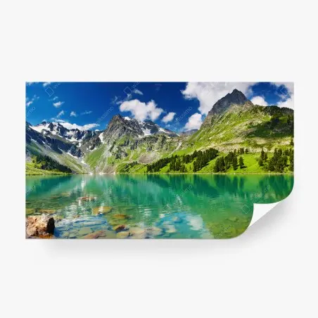 Fototapete türkissee im Altai – Pixers®