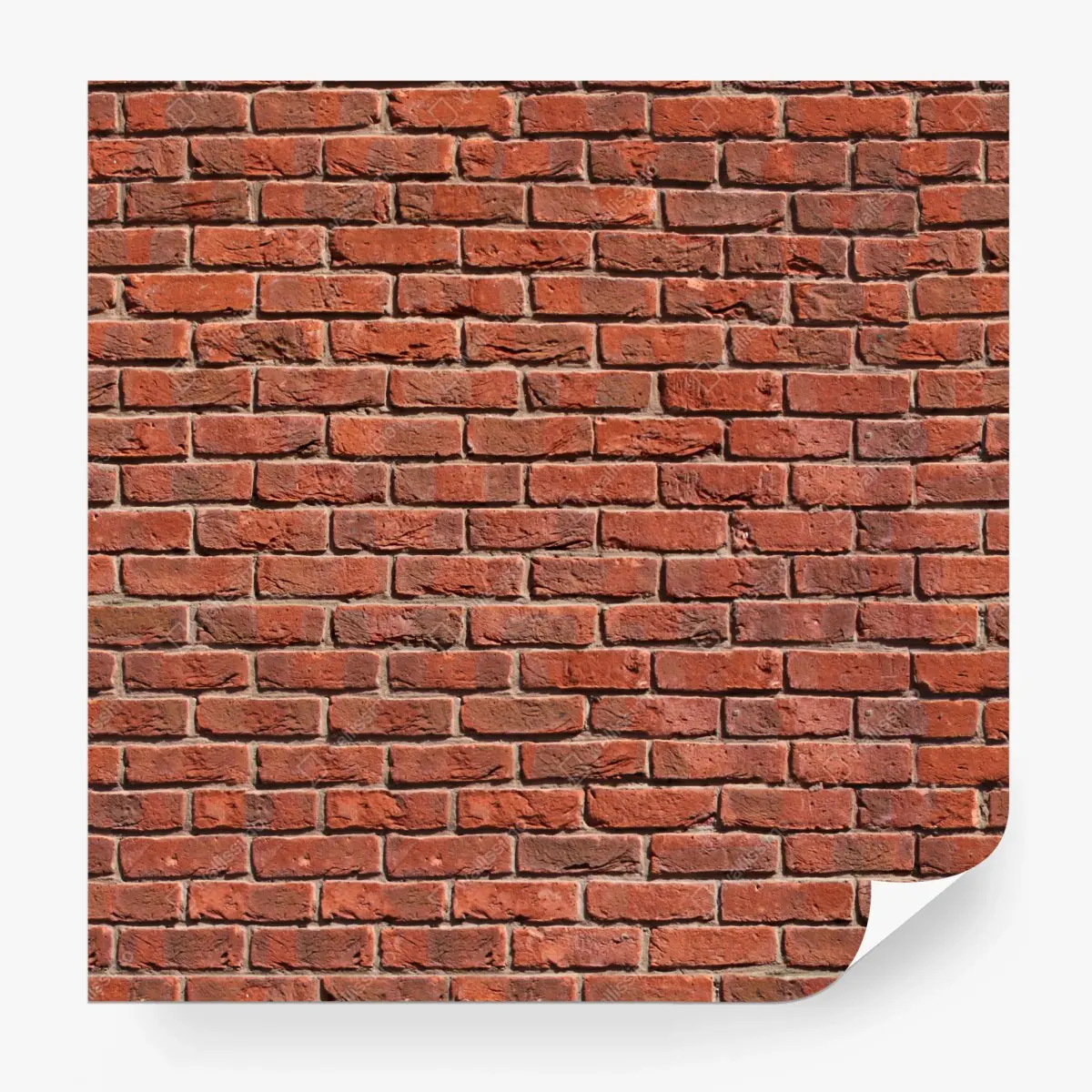 Fototapete nahtlose rote ziegelwand – Pixers®