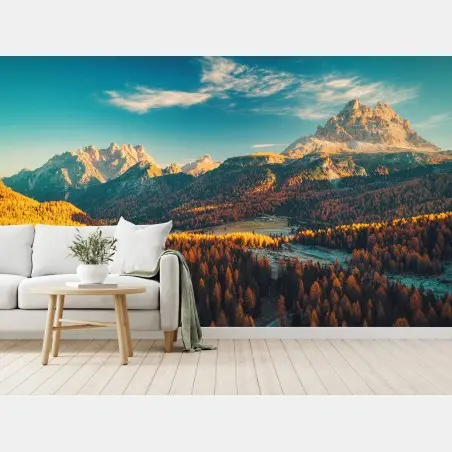 Fototapete Lago Antorno alpenpanorama – Pixers®