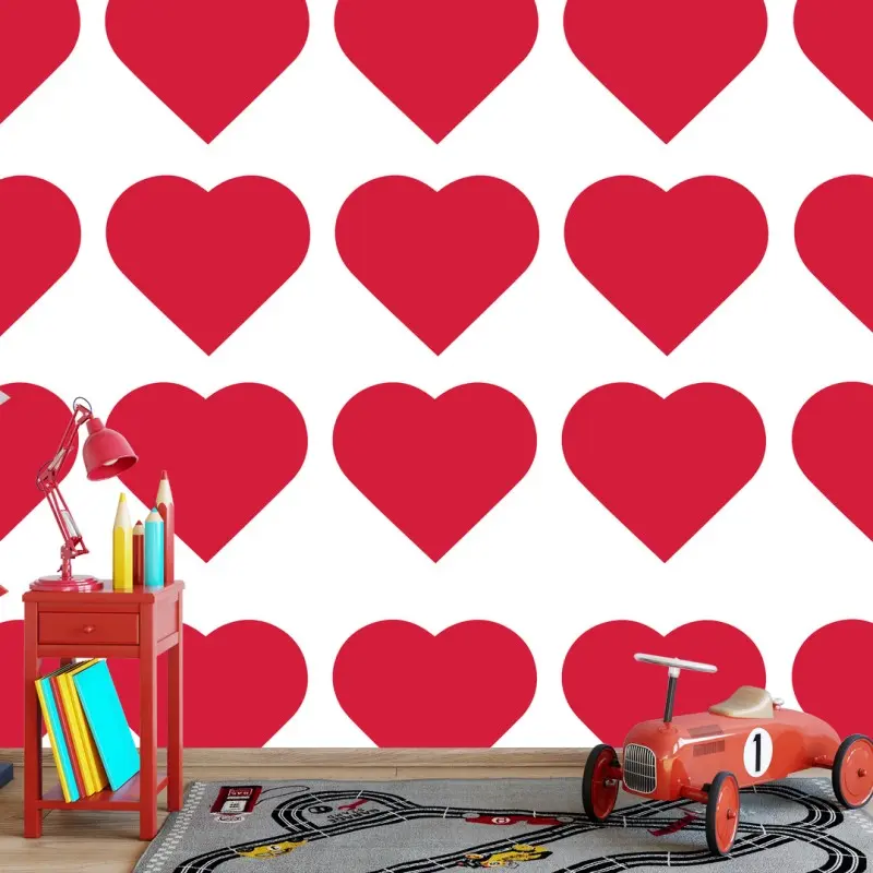 Fototapete i love cats herzmotiv