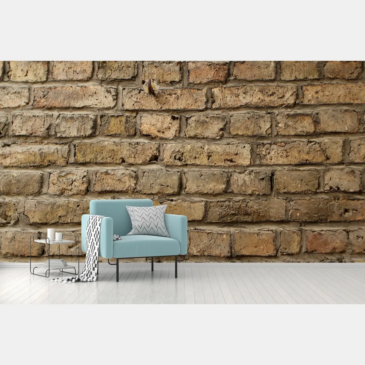 Fototapete rustikale ziegelwand textur – Pixers®