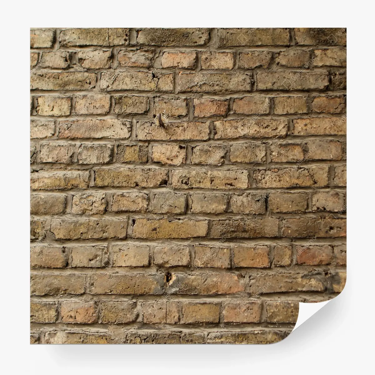 Fototapete rustikale ziegelwand textur – Pixers®