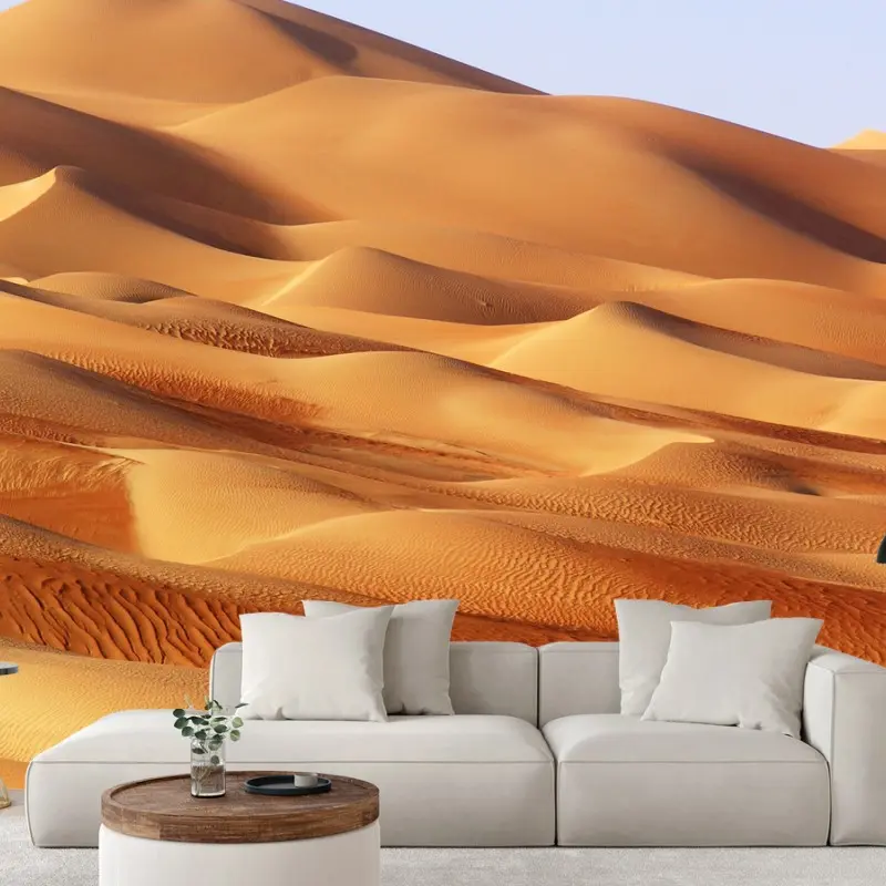 Fototapete goldene dünen der Liwa in Abu Dhabi