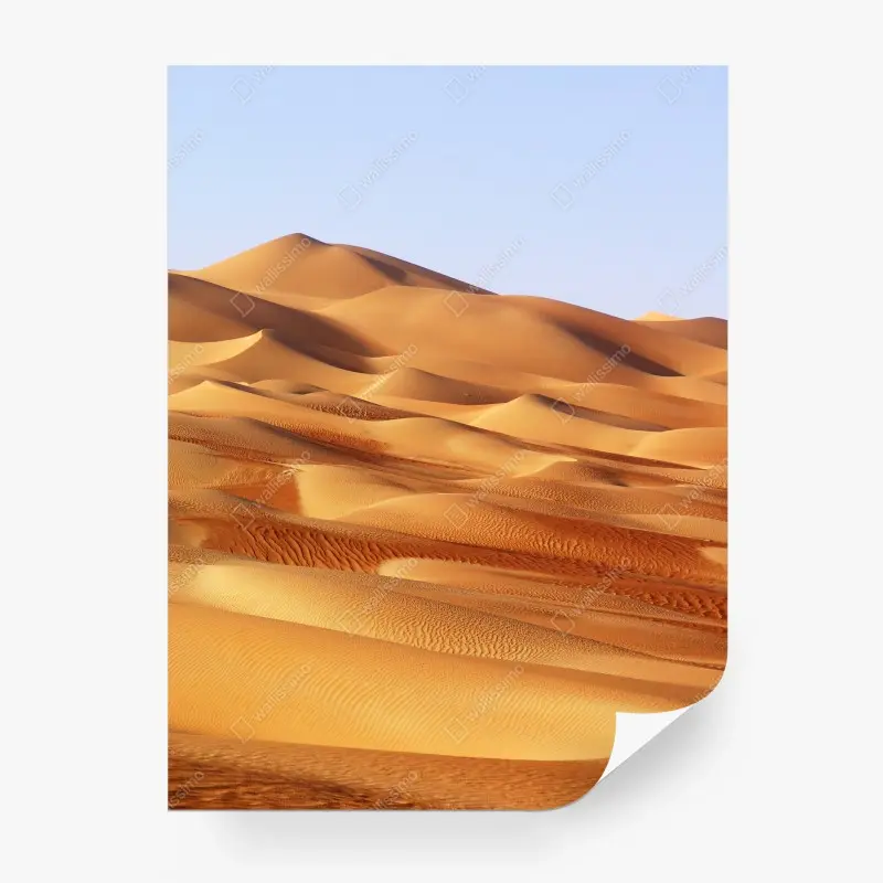 Fototapete goldene dünen der Liwa in Abu Dhabi