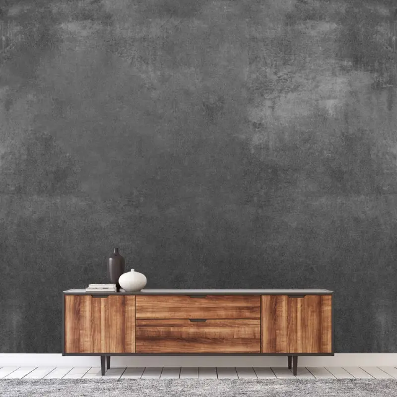 Fototapete dunkle betontextur für modernes interieur