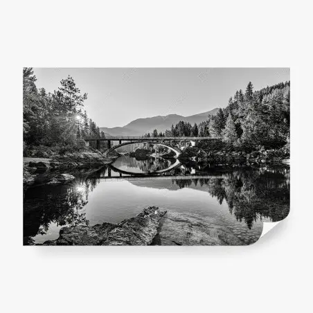 Fototapete sonnenaufgang an der Belton Bridge – Pixers®