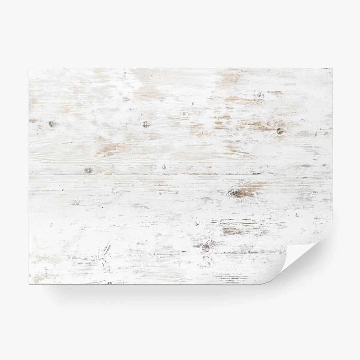 Fototapete weißgewaschene holzdielen textur – Pixers®