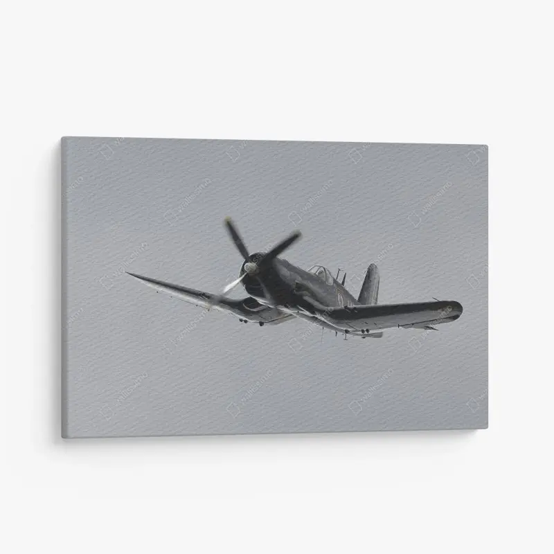 Leinwandbild historischer jäger im flug