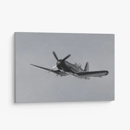 Leinwandbild historischer jäger im flug – Pixers®