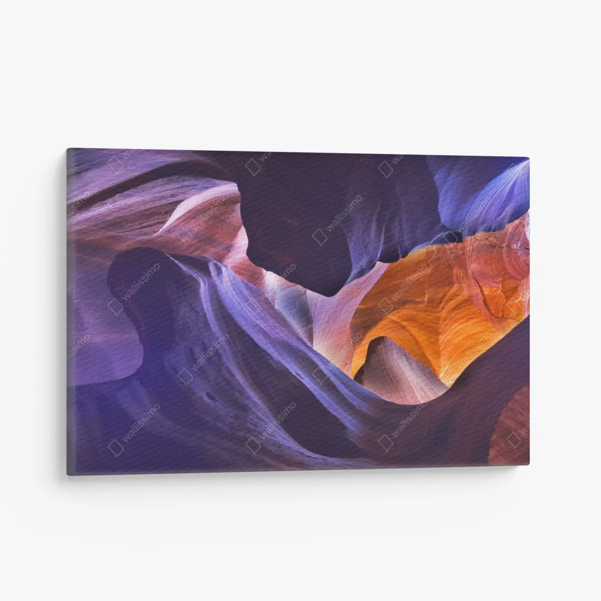 Leinwandbild Antelope Canyon in orange und violett – Pixers®