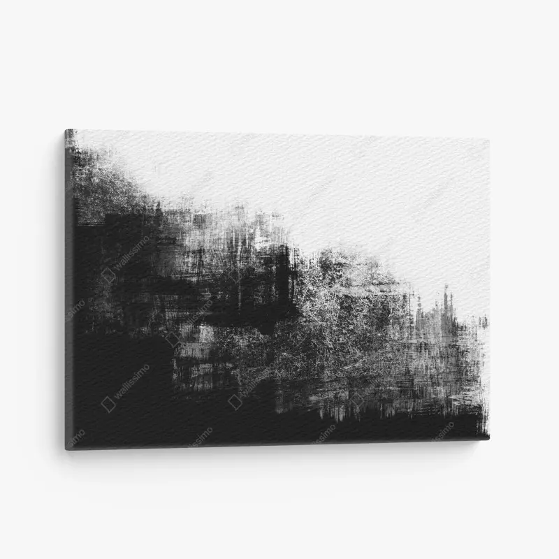 Leinwandbild monochrome grunge-textur