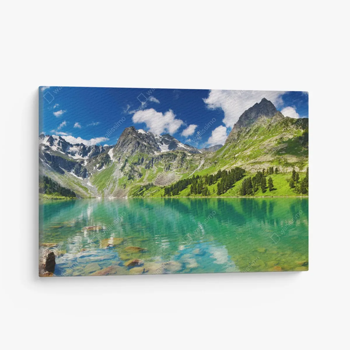 Leinwandbild türkissee im Altai – Pixers®