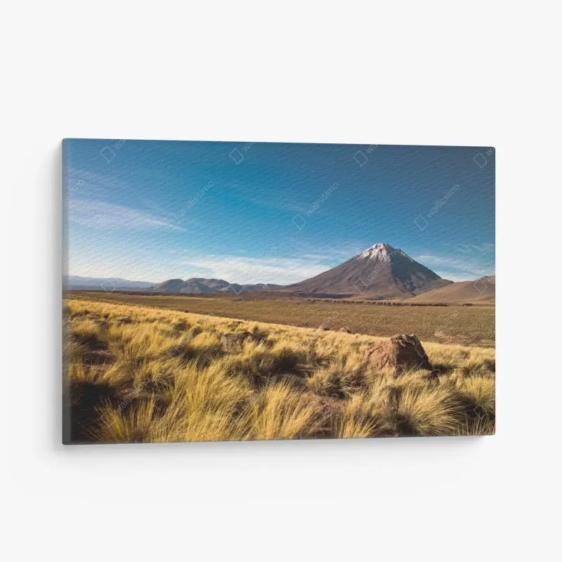Leinwandbild Licancabur in der Atacama, Chile