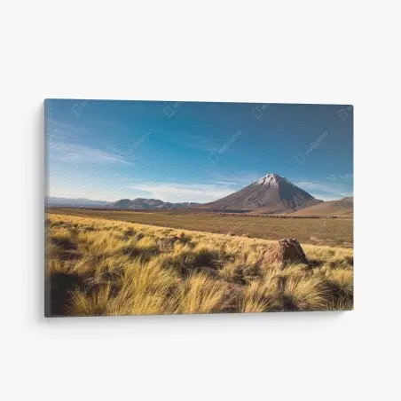 Leinwandbild Licancabur in der Atacama, Chile – Pixers®
