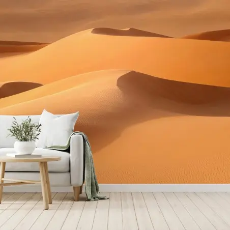 Fototapete WÜSTE SAND DÜNEN GOLD MINIMAL FÜR WOHNZIMMER
