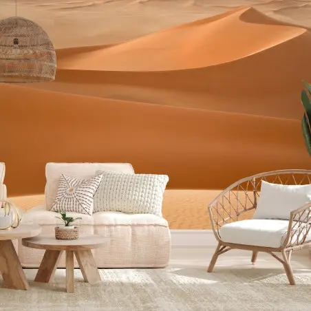 Fototapete WÜSTE SAND DÜNEN MINIMAL LANDSCHAFT FÜR WOHNZIMMER