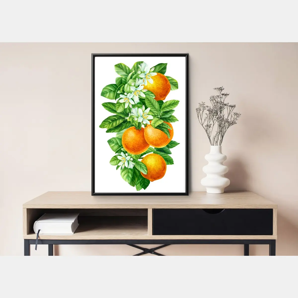 Poster zitrusblüten und reife orangen – Pixers®