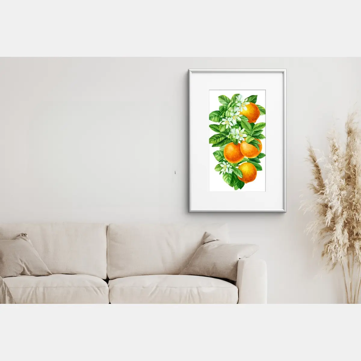 Poster zitrusblüten und reife orangen – Pixers®